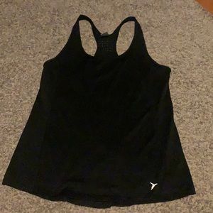 Black athletic tank